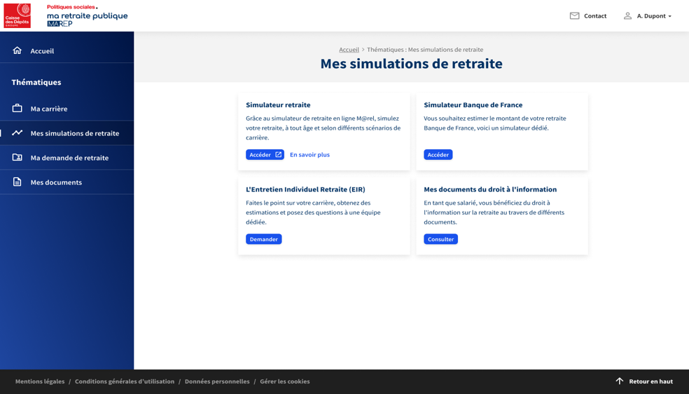 Visuels Espace Personnel Ma Retraite Publique | CNRACL